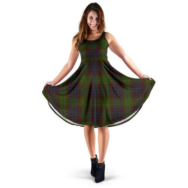 Cunningham Hunting Modern Tartan Classic Midi Dresses