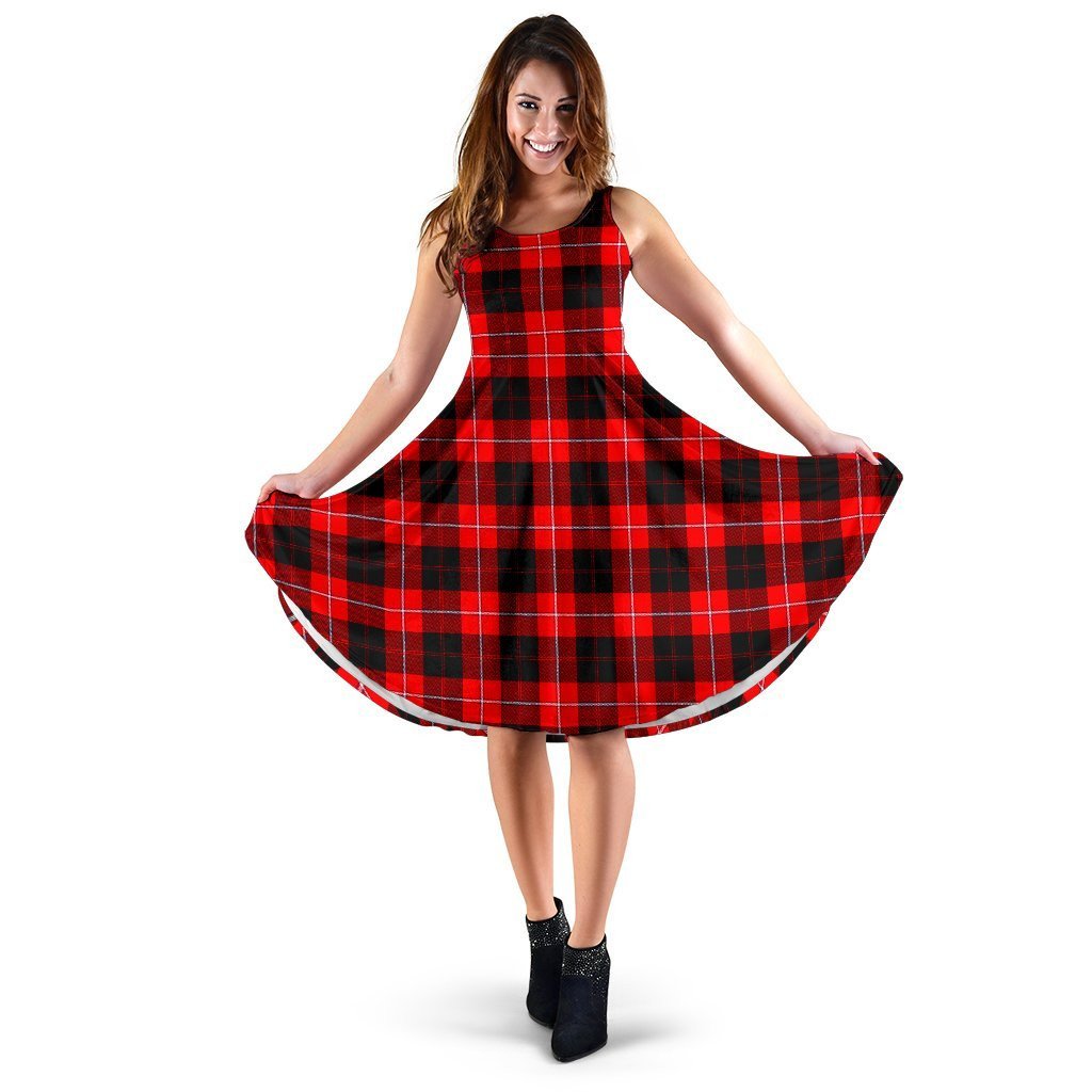 Cunningham Modern Tartan Classic Midi Dresses