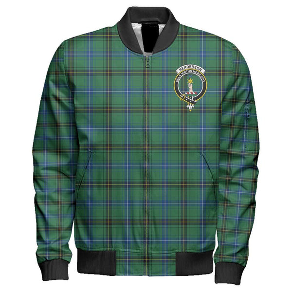 Henderson Ancient Tartan Classic Crest Zipper Bomber Jacket