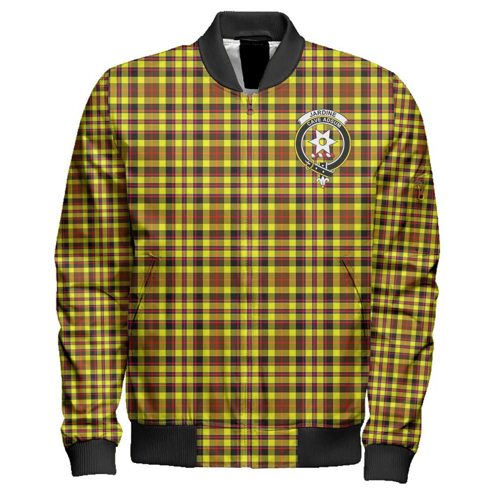 Jardine Tartan Classic Crest Zipper Bomber Jacket