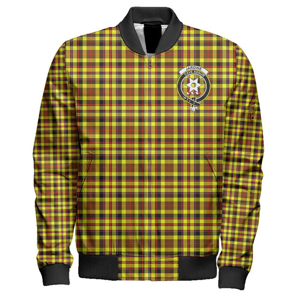 Jardine Tartan Classic Crest Zipper Bomber Jacket