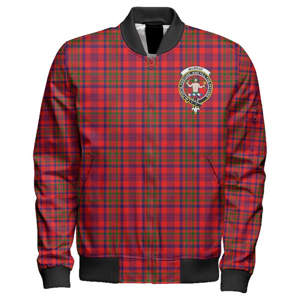 Murray of Tulloch Modern Tartan Classic Crest Zipper Bomber Jacket