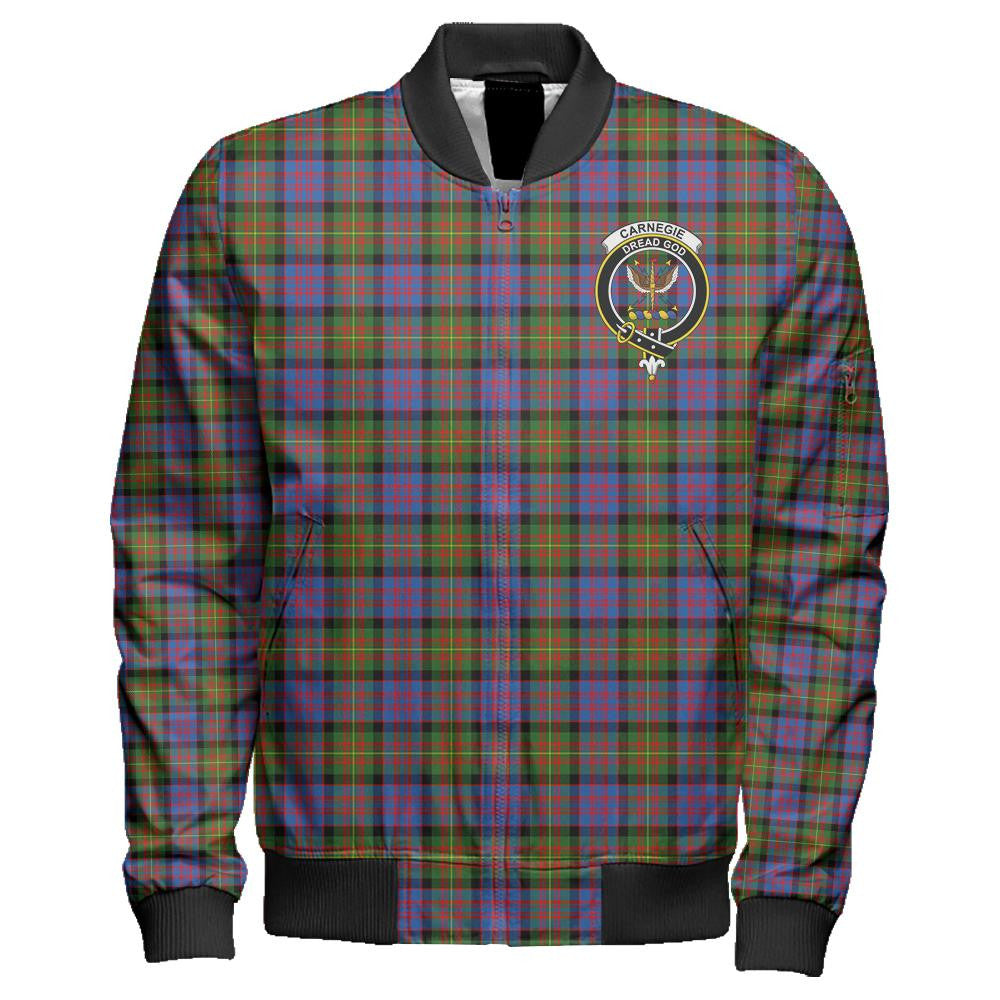 Carnegie Ancient Tartan Classic Crest Zipper Bomber Jacket