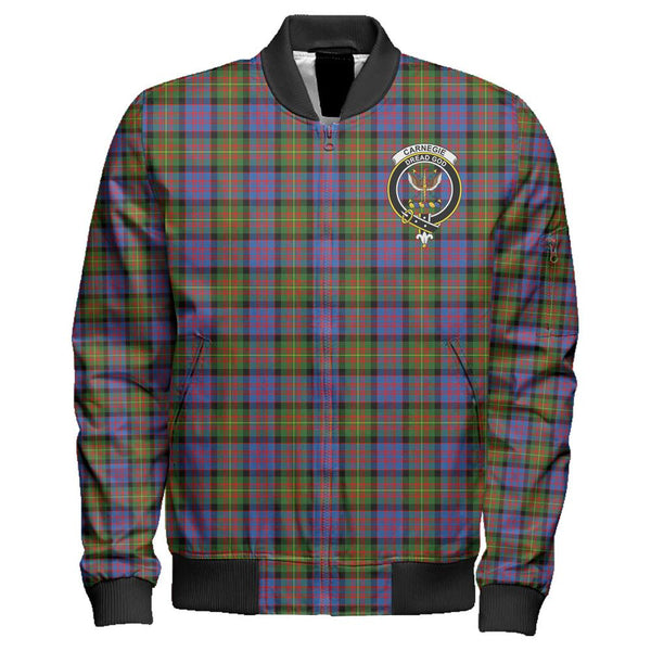 Carnegie Ancient Tartan Classic Crest Zipper Bomber Jacket