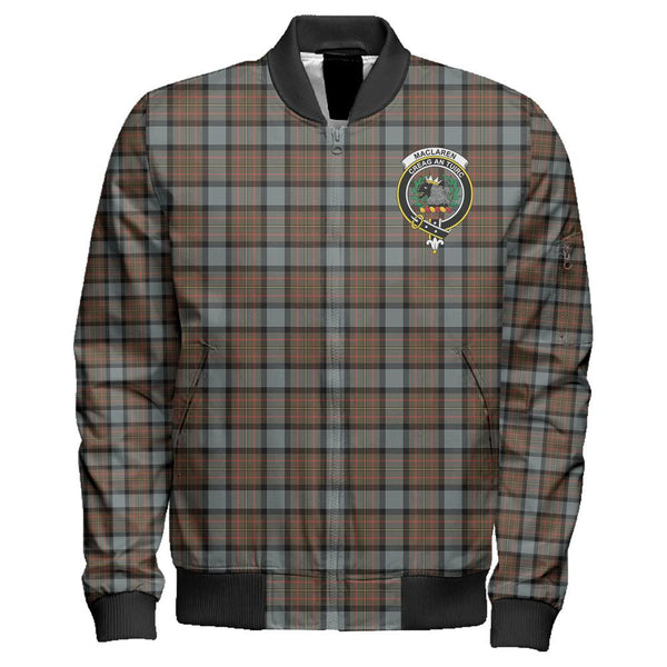 MacLaren Weathered Tartan Classic Crest Zipper Bomber Jacket