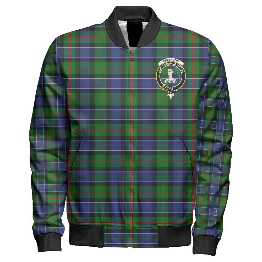 Paterson Tartan Classic Crest Zipper Bomber Jacket