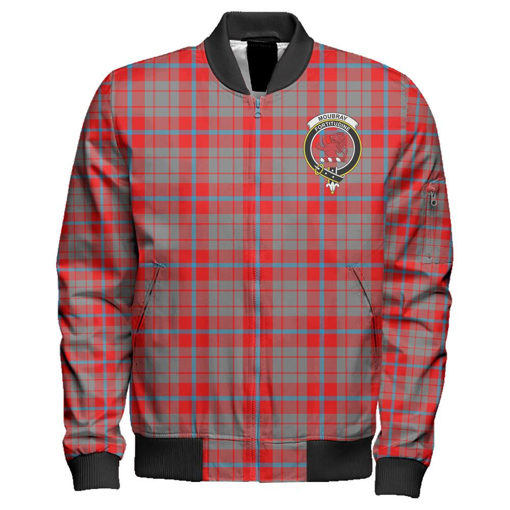 Moubray Tartan Classic Crest Zipper Bomber Jacket