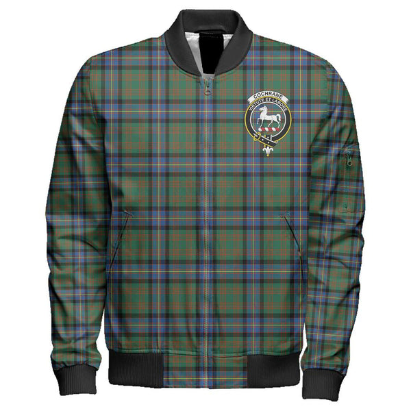 Cochrane Ancient Tartan Classic Crest Zipper Bomber Jacket