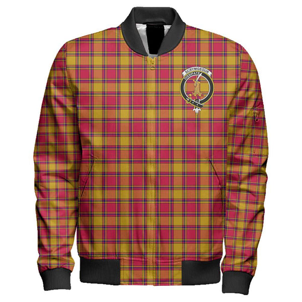 Scrymgeour Tartan Classic Crest Zipper Bomber Jacket