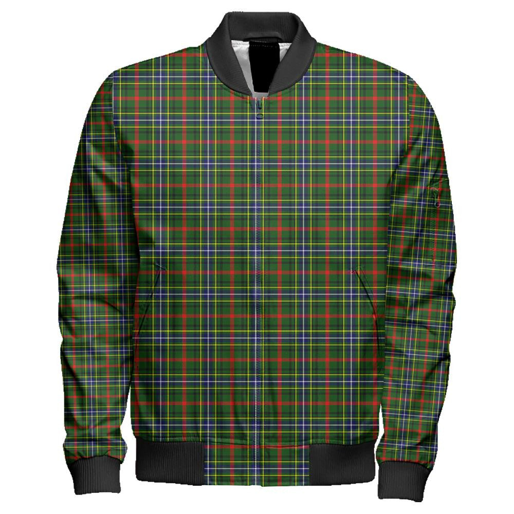 Bisset Tartan Classic Zipper Bomber Jacket