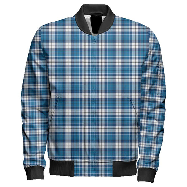 Strathclyde District Tartan Classic Zipper Bomber Jacket