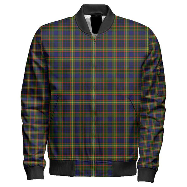 Clelland Modern Tartan Classic Zipper Bomber Jacket