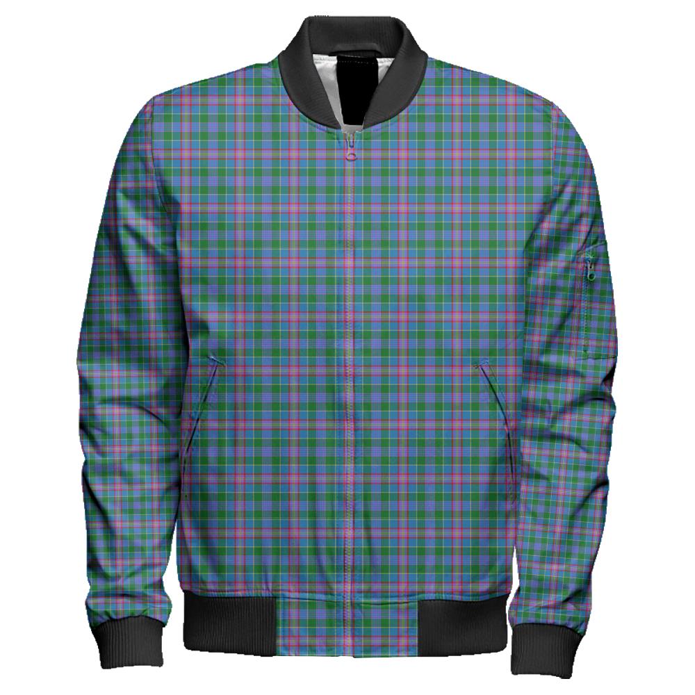 Pitcairn Hunting Tartan Classic Zipper Bomber Jacket