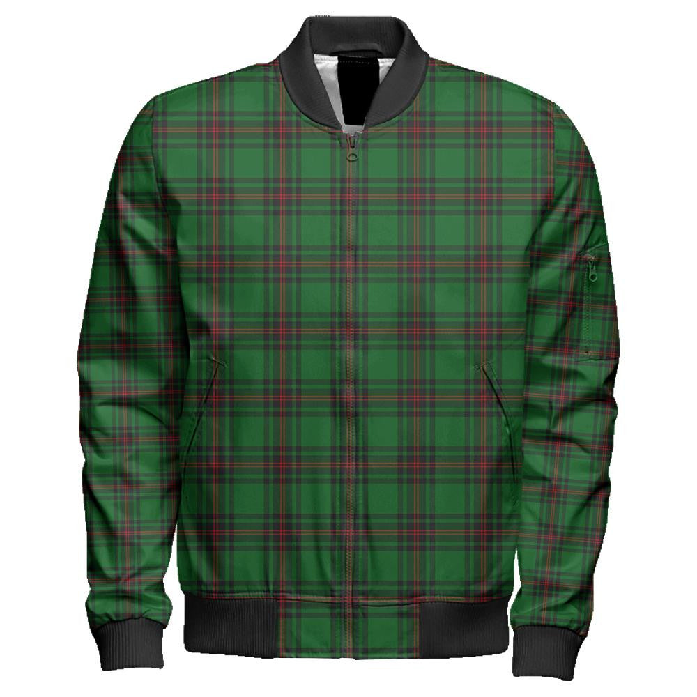 Fife District Tartan Classic Zipper Bomber Jacket