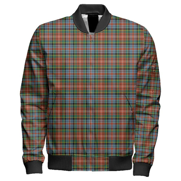 Caledonia Ancient Tartan Classic Zipper Bomber Jacket