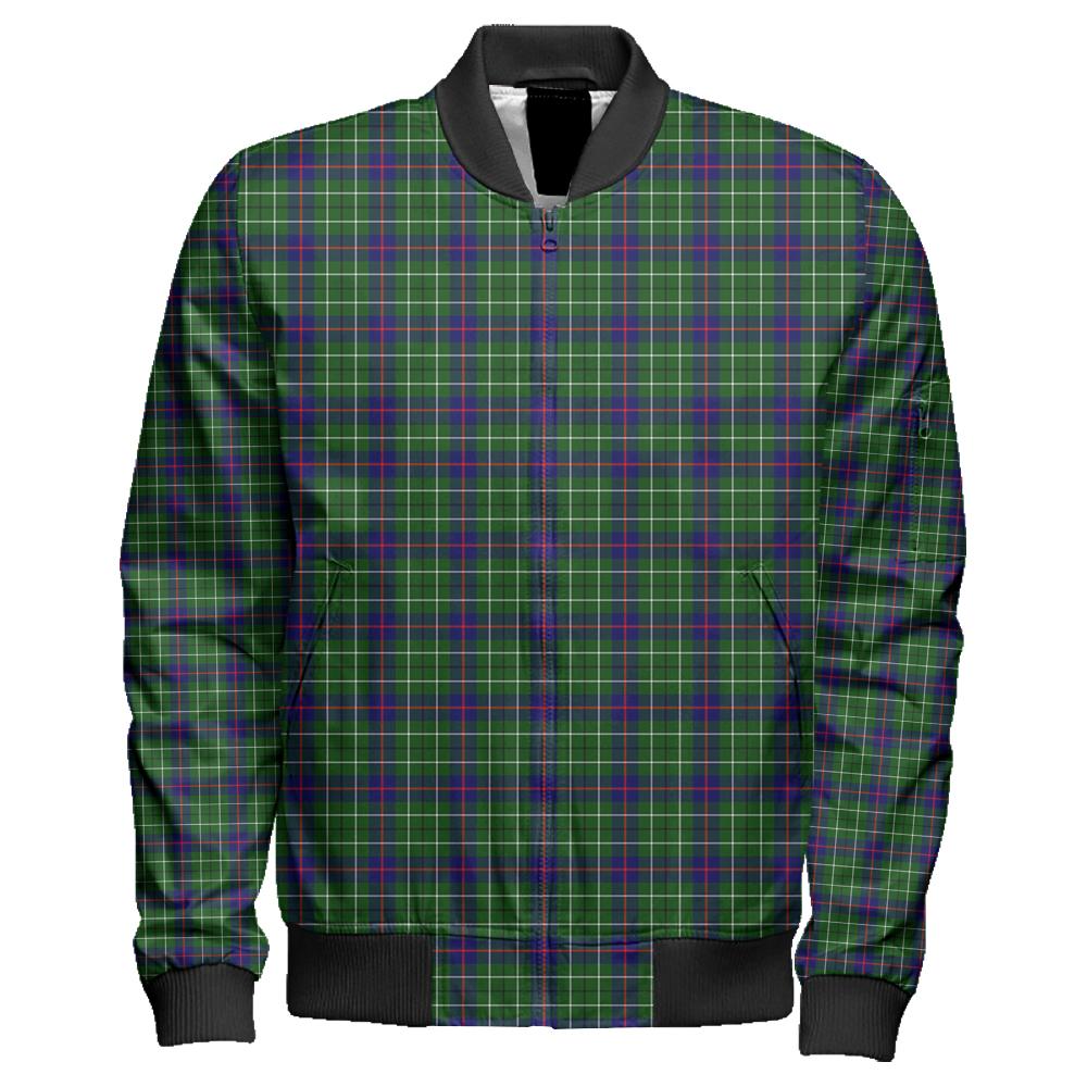 Duncan Modern Tartan Classic Zipper Bomber Jacket