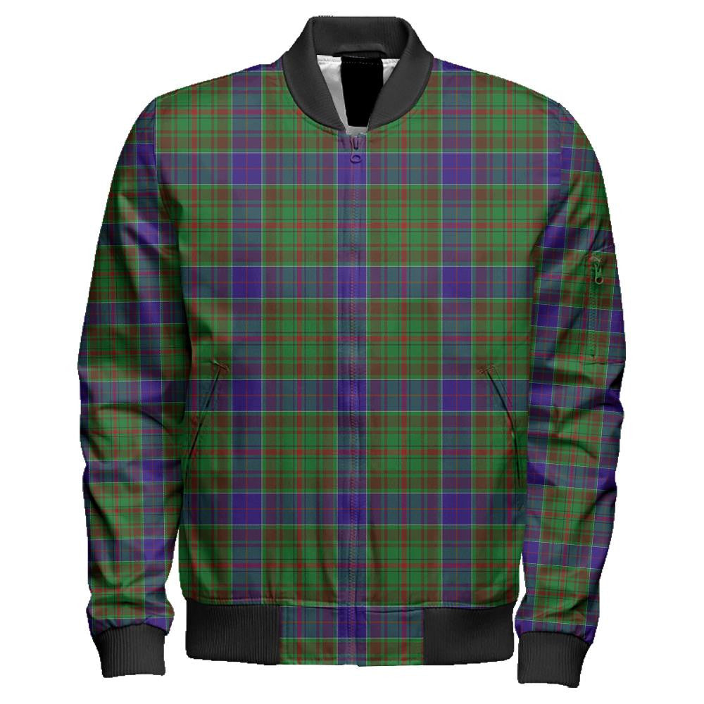 Adam Tartan Classic Zipper Bomber Jacket