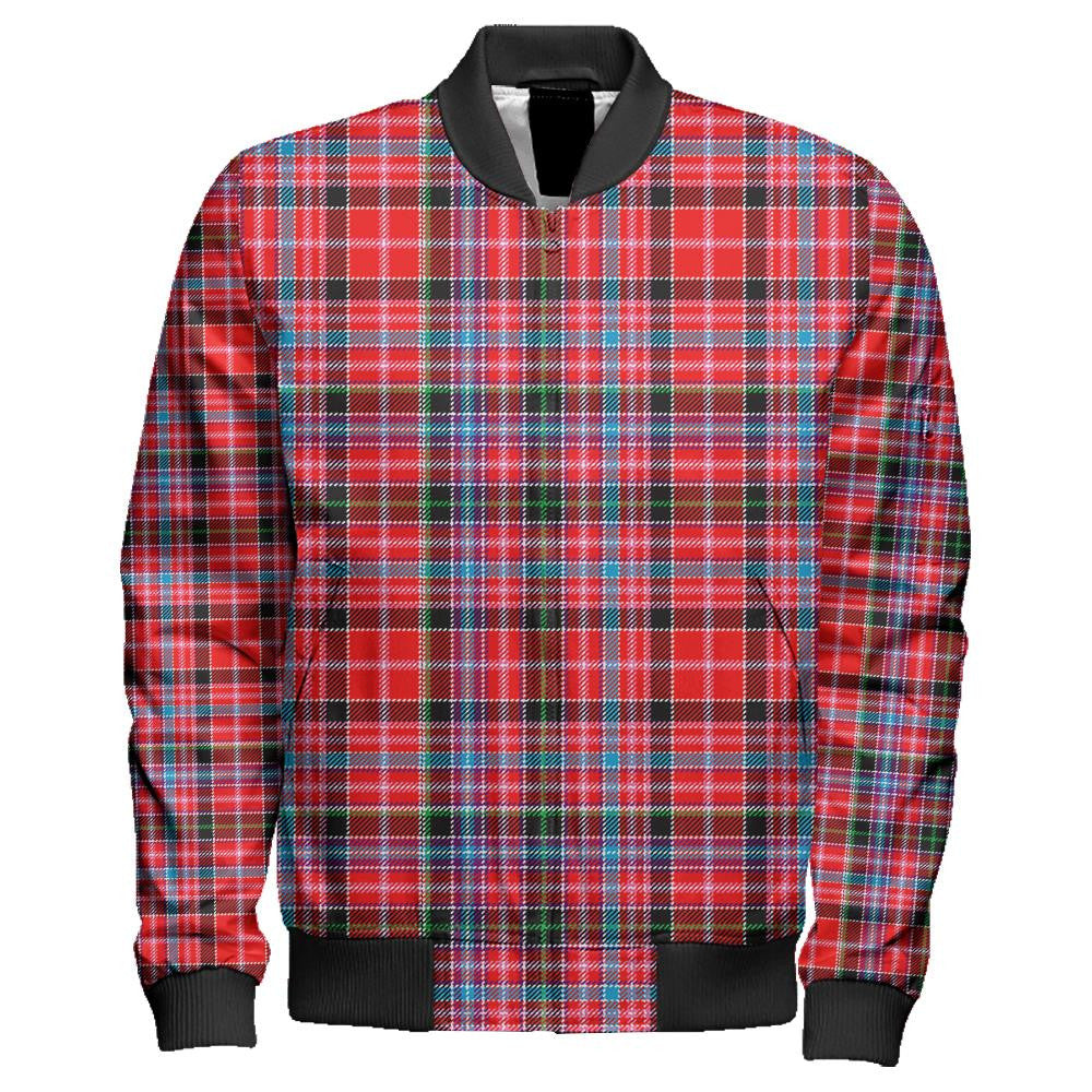 Aberdeen District Tartan Classic Zipper Bomber Jacket