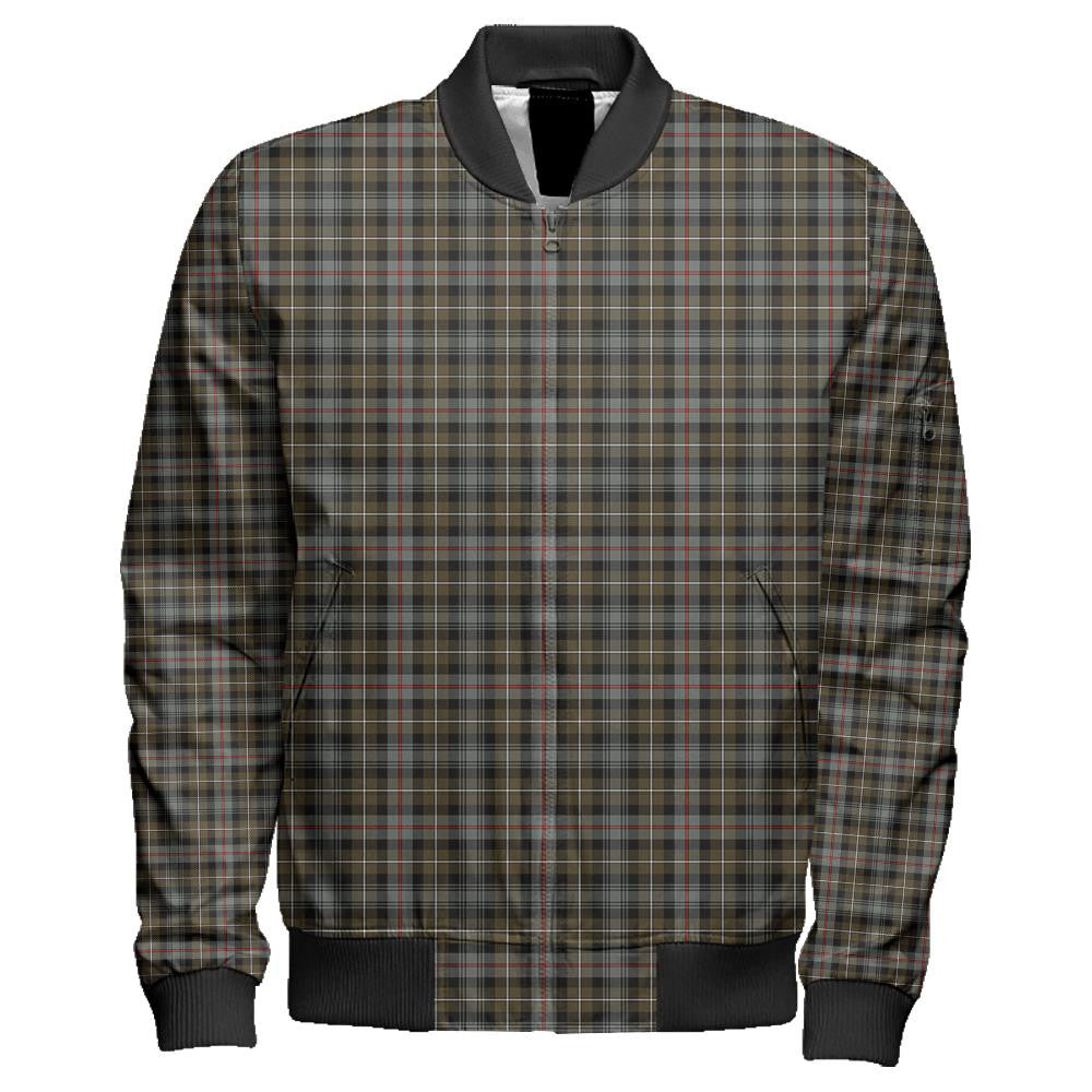 MacKenzie Weathered Tartan Classic Zipper Bomber Jacket