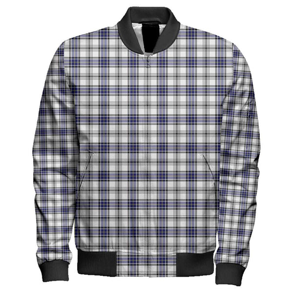 Hannay Modern Tartan Classic Zipper Bomber Jacket