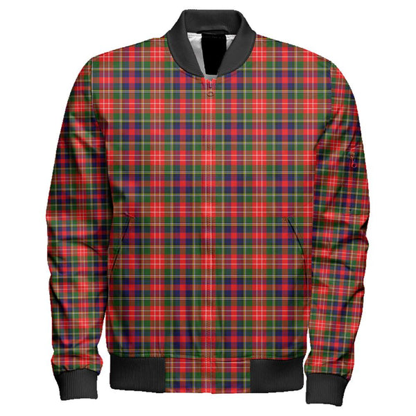 Christie Tartan Classic Zipper Bomber Jacket