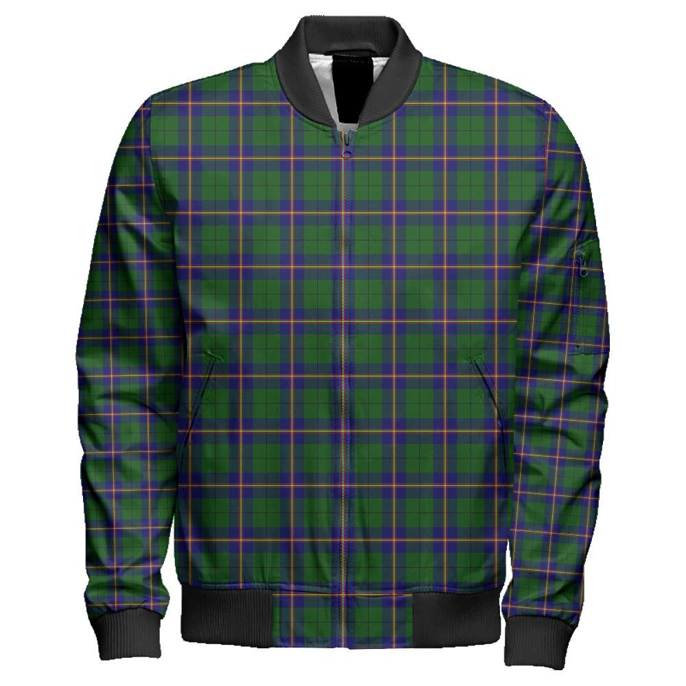 Carmichael Modern Tartan Classic Zipper Bomber Jacket