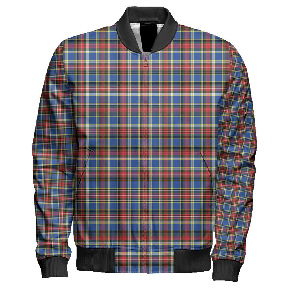 MacBeth Modern Tartan Classic Zipper Bomber Jacket