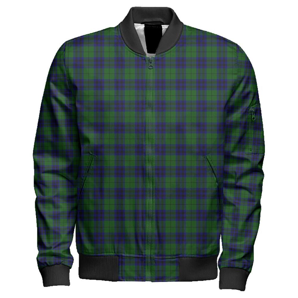 Keith Modern Tartan Classic Zipper Bomber Jacket