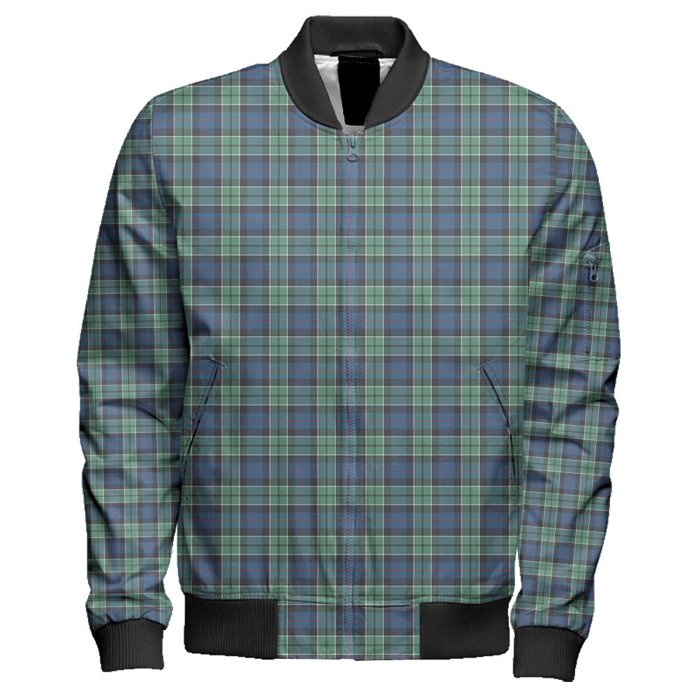 Leslie Hunting Tartan Classic Zipper Bomber Jacket