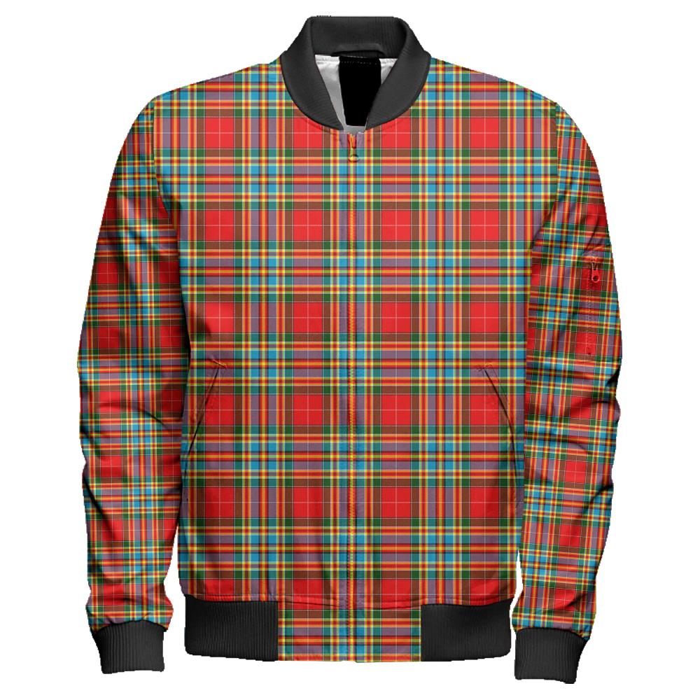 Chattan Tartan Classic Zipper Bomber Jacket