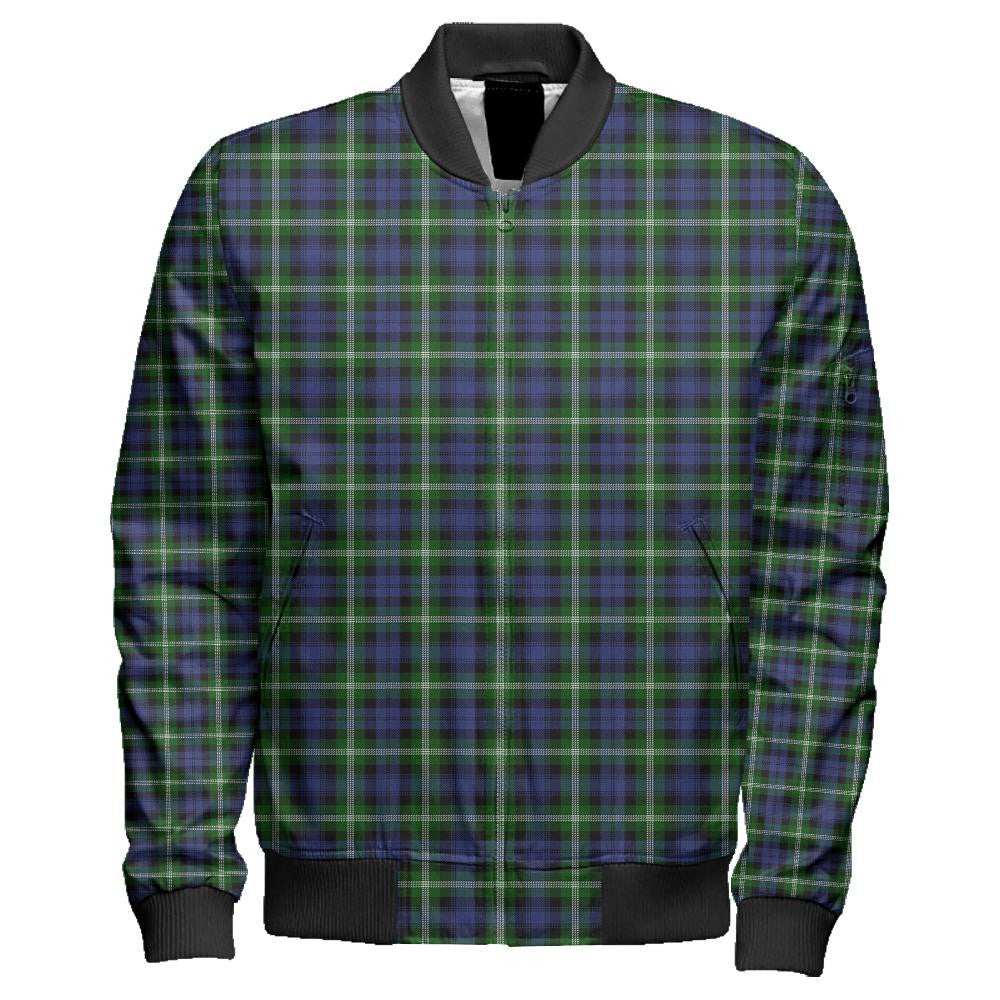 Baillie Modern Tartan Classic Zipper Bomber Jacket