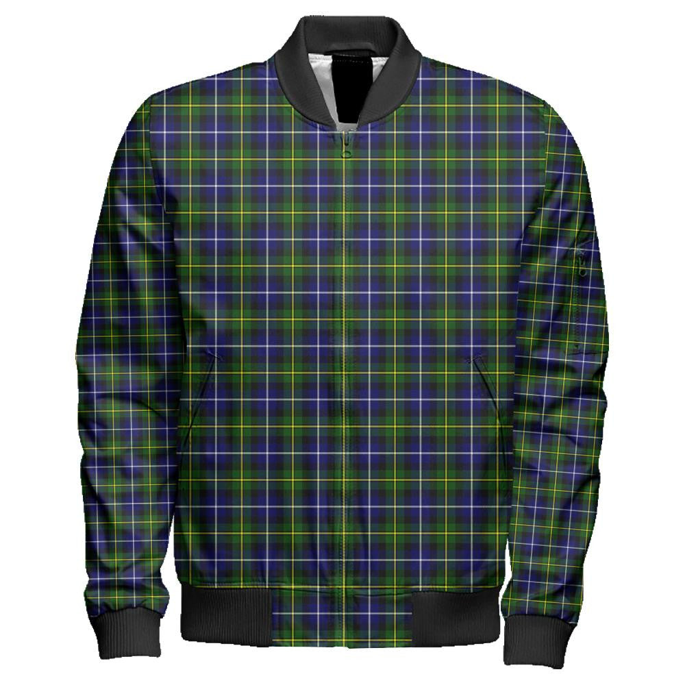 MacNeill of Barra Modern Tartan Classic Zipper Bomber Jacket