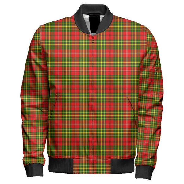 Leask Tartan Classic Zipper Bomber Jacket