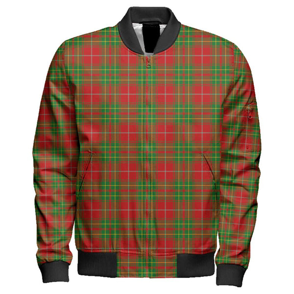 Burnett Ancient Tartan Classic Zipper Bomber Jacket