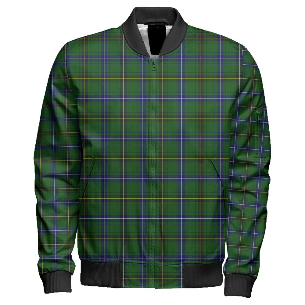 Henderson Modern Tartan Classic Zipper Bomber Jacket