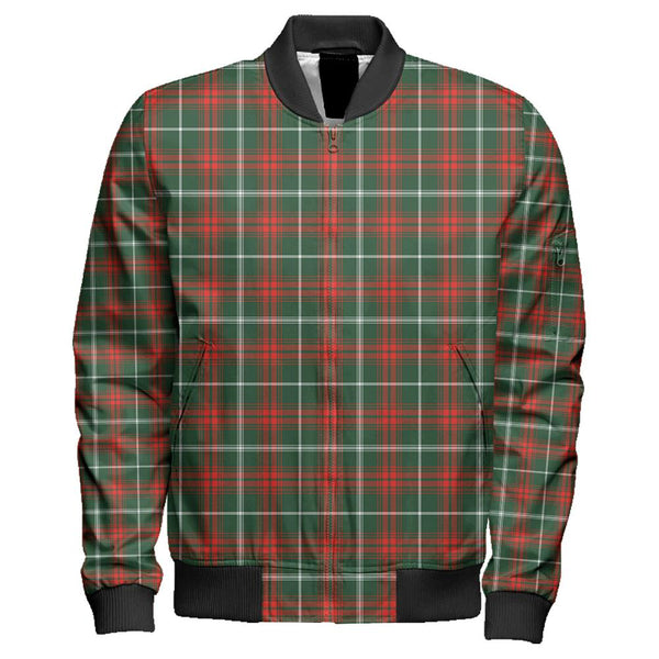 Prince of Wales Tartan Classic Zipper Bomber Jacket