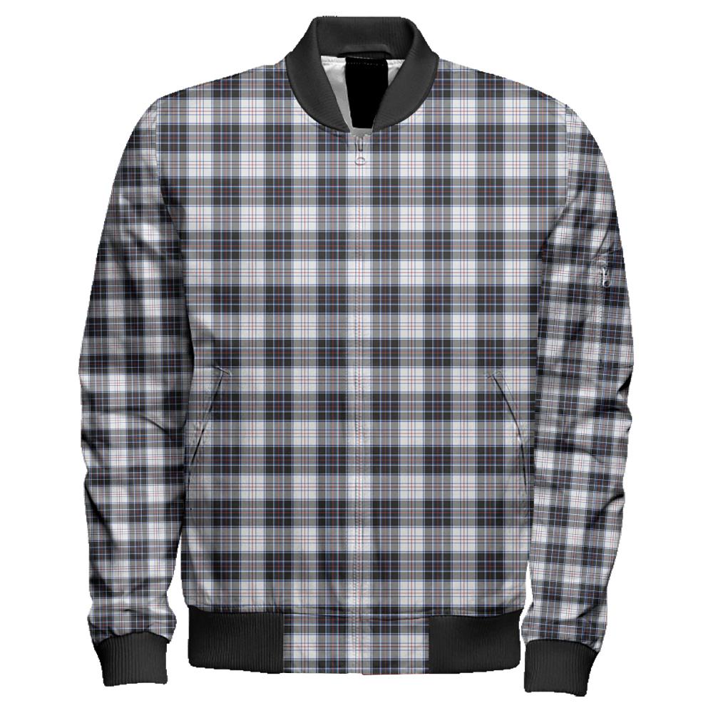 MacRae Dress Modern Tartan Classic Zipper Bomber Jacket