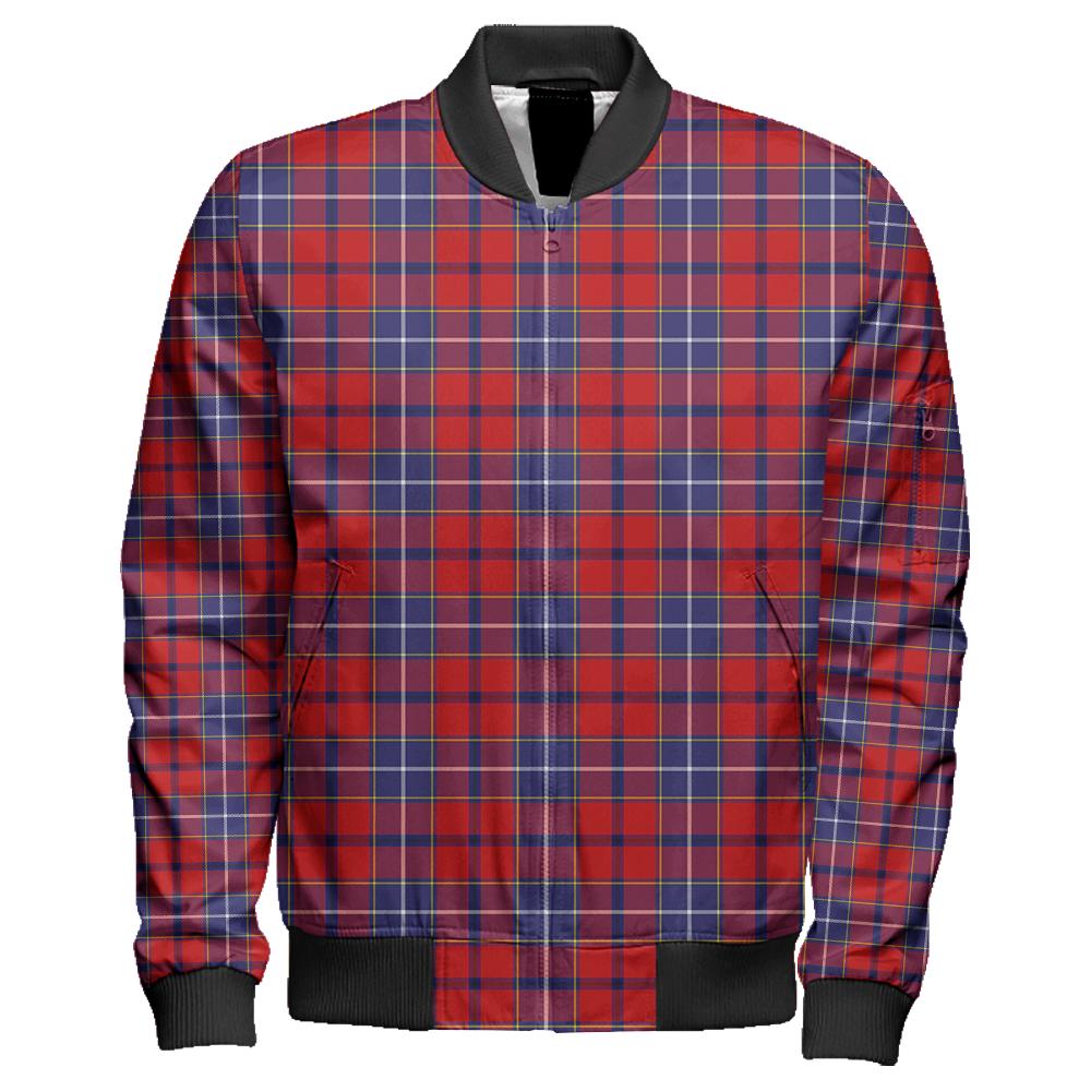 Wishart Dress Tartan Classic Zipper Bomber Jacket