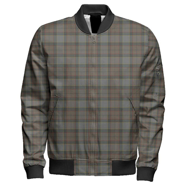 Outlander Fraser Tartan Classic Zipper Bomber Jacket