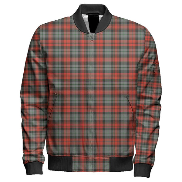 MacLachlan Weathered Tartan Classic Zipper Bomber Jacket