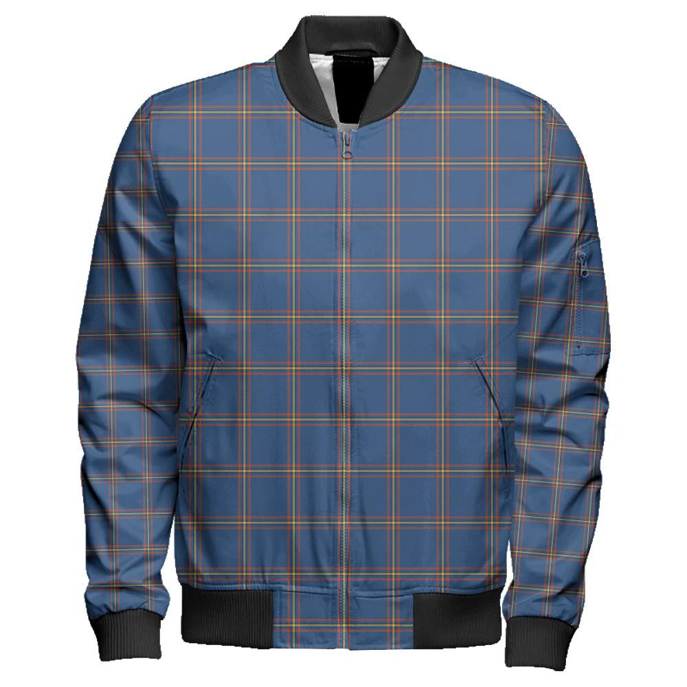 MacLaine of Loch Buie Hunting Ancient Tartan Classic Zipper Bomber Jacket