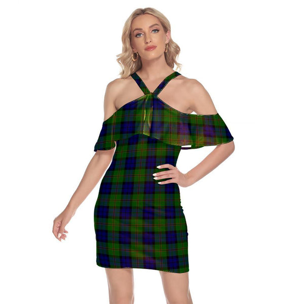 Dundas Modern Tartan Classic Shoulder Cami Dress