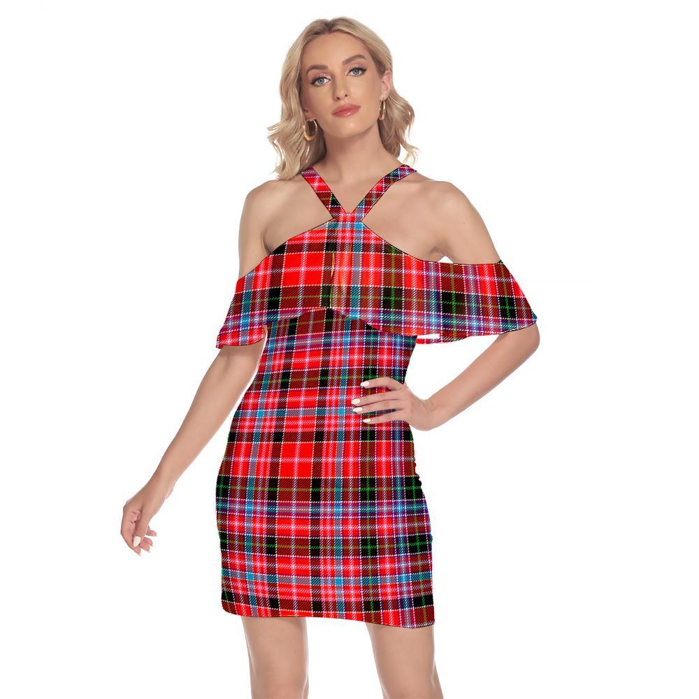 Udny Tartan Classic Shoulder Cami Dress