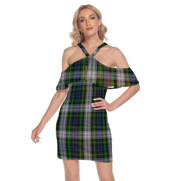 Gordon Dress Tartan Classic Shoulder Cami Dress