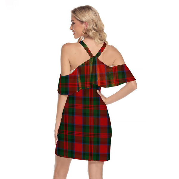 MacDuff 01 Tartan Classic Shoulder Cami Dress