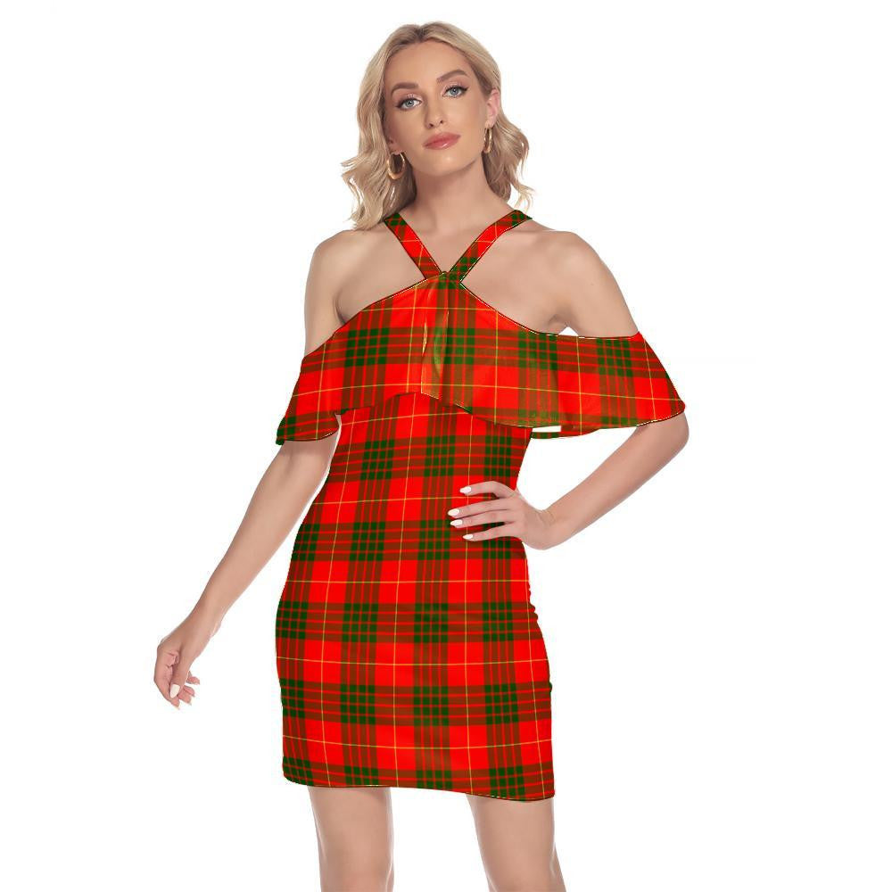 Cameron Modern Tartan Classic Shoulder Cami Dress