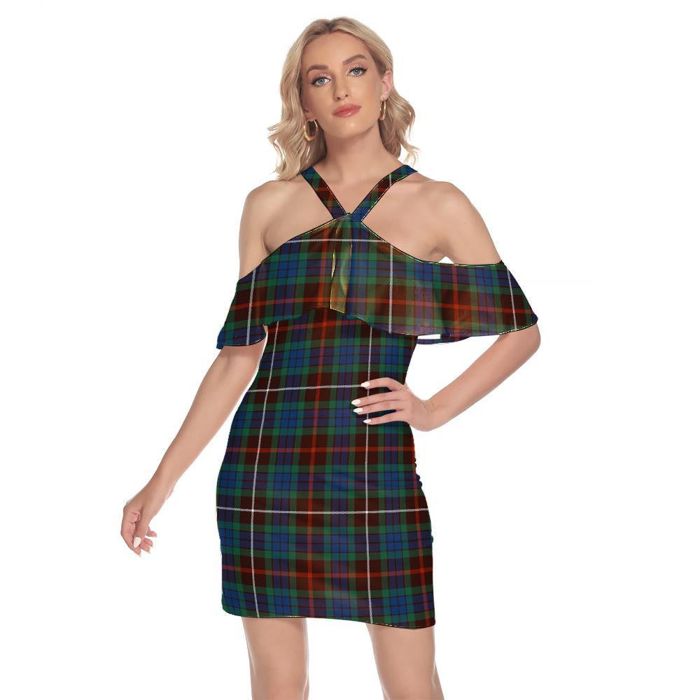 Fraser Hunting Ancient Tartan Classic Shoulder Cami Dress