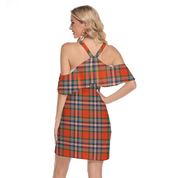 MacFarlane Ancient Tartan Classic Shoulder Cami Dress