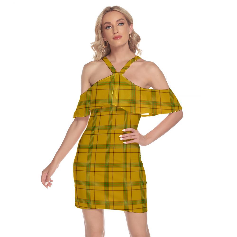 Houston Tartan Classic Shoulder Cami Dress