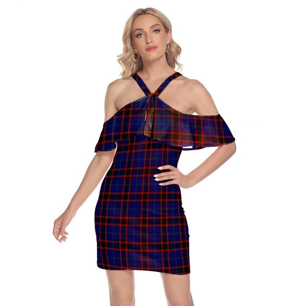 Home Modern Tartan Classic Shoulder Cami Dress